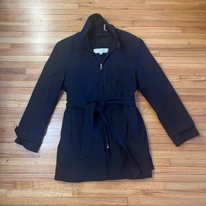 Vintage Liz Claiborne Women's Black Belted Jacket